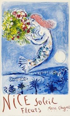 La Baie Des Anges by Marc CHAGALL