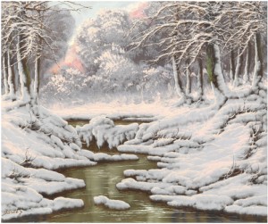 Winter Stream by Joseph DANDE