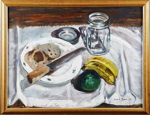 Stilleben by Leon De PREEZ - auction artwork with signature