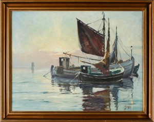 Fiskebåtar Till Havs by Einar GROSS