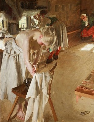 Söndagsmorgon by Anders ZORN