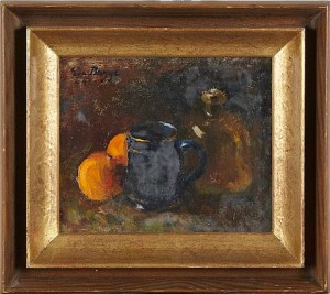 Blå Mugg Och Apelsiner by Eva BAGGE