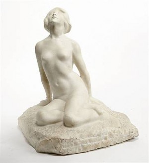 Sittande Nymf by Alice NORDIN
