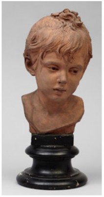 Porträttstudie Av Ung Flicka by Henrietta Skerrett MONTALBA - auction artwork with signature