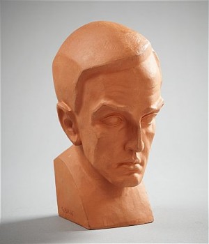 Porträtt Av Dan Andersson by Olof HJORT