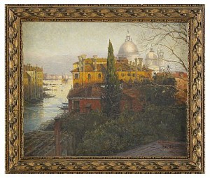 View Of Venice by Alexei Vasilievich HANZEN