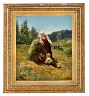 Hvile I Slåtten by Wilhelm Otto PETERS