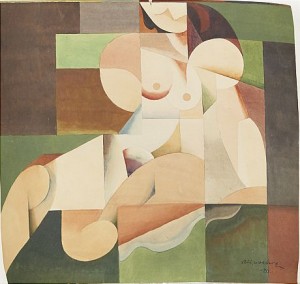 Kvinnofigur by Ali WOXBERG - auction artwork with signature