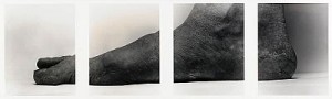 Self Portrait (feet - 4 Panels) by John COPLANS