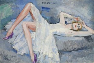 Les Escarpins Mauves by Kees Van DONGEN