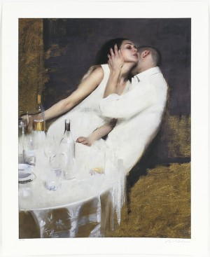 Paolo Och Francesca by Nick ALM - auction artwork with signature