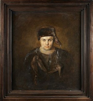 Fågelfångaren by Thomas KNARVIK - auction artwork with signature