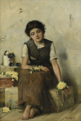 Blomsterflicka by Percy Robert CRAFT