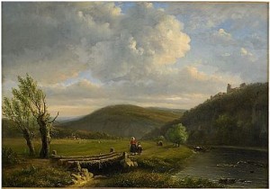Landskap by Louis Pierre VERWEE