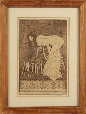 Diana by Thomas Theodor HEINE