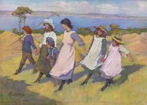 Here We Are Gathering Nuts In May by Elizabeth Adela Stanhope FORBES