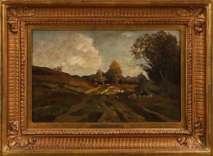 Herde I Landskap by Théophile De BOCK