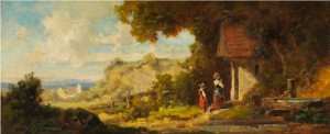 Vor Der Waldkapelle by Willy MORALT
