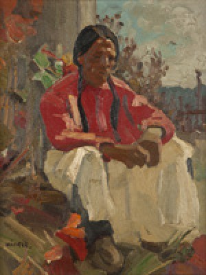 Taos Indian by Clarence Keiser HINKLE