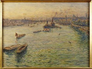 Motiv Från Seine, Paris by Gaston PRUNIER - auction artwork with signature