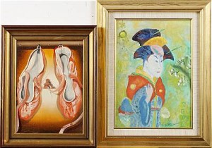 Geisha Resp. Ballerinaskor by Nils ASTHER - auction artwork with signature