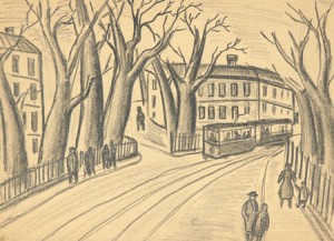 Tram by Vladimir Nikolaevich SHAGIN