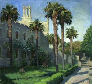 Palms Of Vorontsky Palace, 2009 by Margarita KOLOBOVA - auction artwork with signature