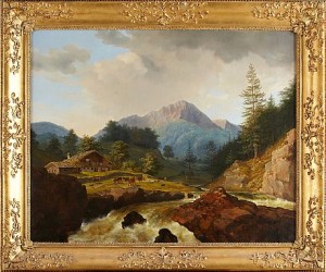 Landskap by Johann Christian Michael EZDORF - auction artwork with signature