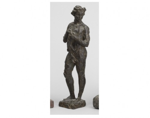 Jeune Femme Au Poisson by Robert WLERICK - auction artwork with signature