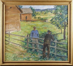 Gårdsmotiv by Jerome ZETTERQUIST