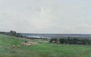 Valley Of The Seine, Near Paris by Victor Jean Baptiste BINET