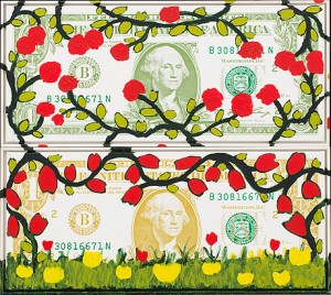Uniqe $ by John OSTVED - auction artwork with signature