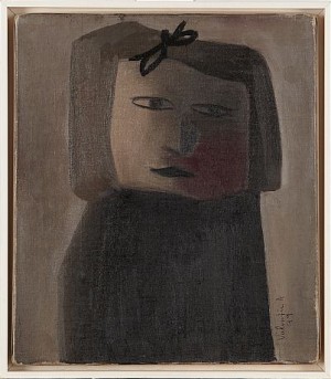 Flickporträtt by Valentin ANDERSSON - auction artwork with signature