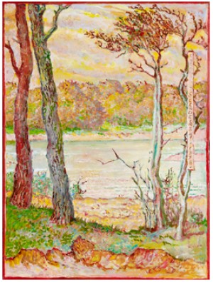 Landskap Med Vattendrag by Ludomir SLENDZINSKI - auction artwork with signature