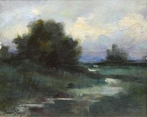 Evening Stream by Frank C. SONGE - auction artwork with signature