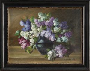 Blomsterstilleben by S. KANDELL - auction artwork with signature