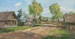 Bird Cherry Blossoms by Andrei SHIOKOV - auction artwork with signature