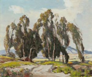 Montrose Eucalyptus by Walt LEE - auction artwork with signature