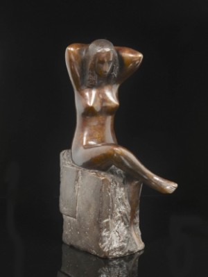 Femme Nue, Assise by Matthias DÜWEL - auction artwork with signature