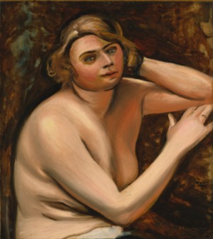 Buste De Femme Nue Accoudée by André DERAIN