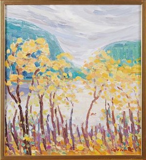 Nordingrå by Curt Ivan PÅLSSON - auction artwork with signature