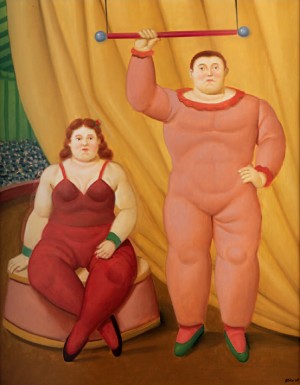 Circus Couple by Fernando BOTERO