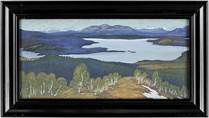 Stora Blåsjön, Jämtland by Andreas HANSSON - auction artwork with signature