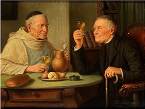 Die Weinverkostung by Fritz WAGNER