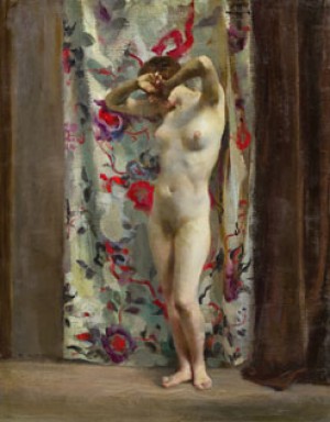 Standing Nude by Rudolf NISSL