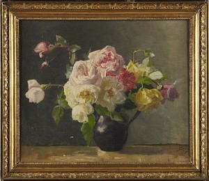 Rosor I Vas by Lucien BIVA - auction artwork with signature