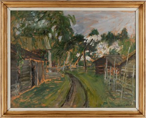 Stugor Och Gärdesgård by Anders HOL