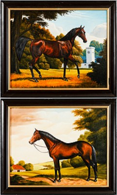 Hästar I Landskap by J STANISLAW - auction artwork with signature