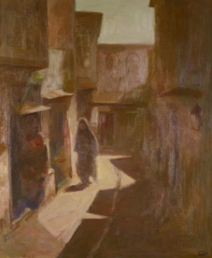 Gränd I Baghdad by Faik HASSAN