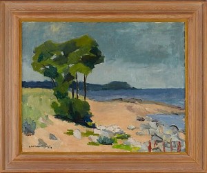 Strandmotiv by Astrid HARMS-RINGDAHL